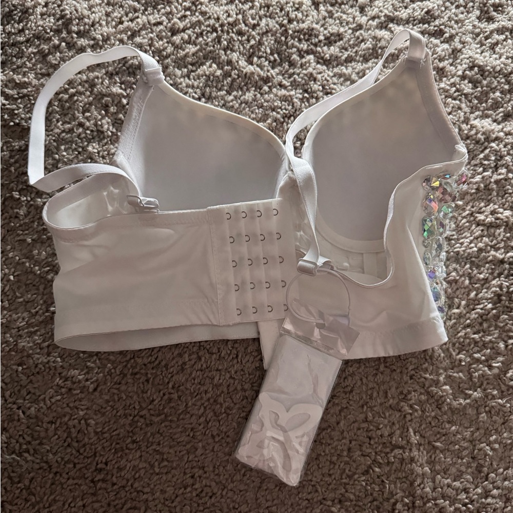 Sparkling Rhinestone Bustier Top - Picture 4 of 4